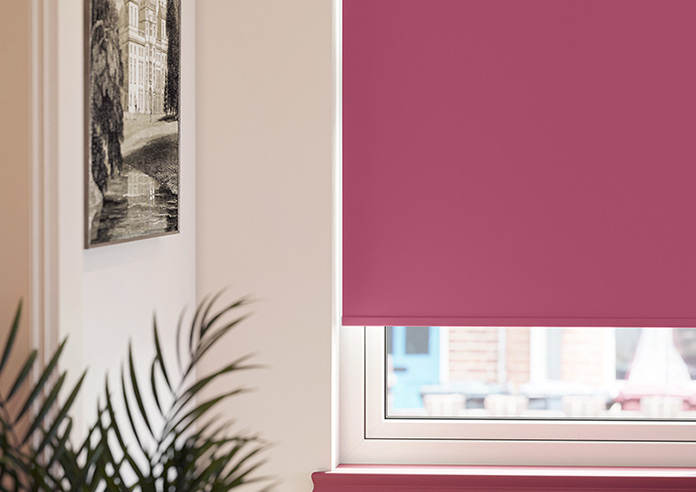 Trinity (Blackout), Fuschia - Roller Blind - Image 5